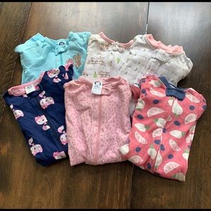 0-3 months Cotton Pajama Bundle